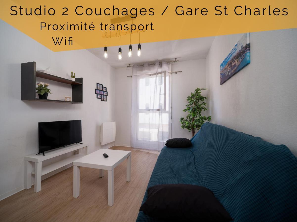 Appartement Tout Equipe A 5 Min De La Gare St Charles Marselha Exterior foto